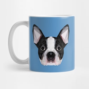 Boston Terrier Low Poly Art Mug